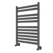حوله خشک کن فلت مشکی 80cm +شیررفت و برگشت